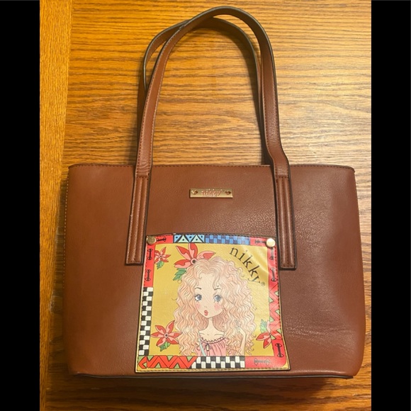 Nicole Lee Brown Tote Bag - Picture 5 of 9